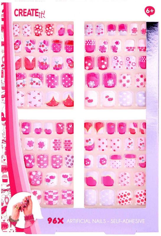 Create It! - Kunstnagels - Zelfklevend - Maxi Set - 96 stuks