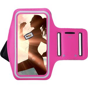 Sportarmband - Nokia G11 hoesje - Nokia G21 hoesje - Nokia G22 hoesje - Sportband - Hardloop armband telefoon - Sport armband - Hardloop telefoonhouder - Roze