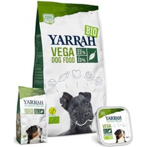 10 kg Yarrah dog biologische brokken vega baobab / kokosolie hondenvoer