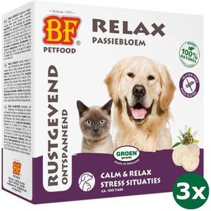 3x100 st Biofood relax hond/kat rustgevend/kalmerend hondensnack
