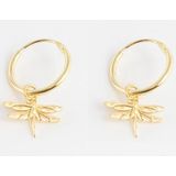 Sissy-Boy - Goldplated Oorbellen - Libelle