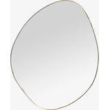 Sissy-Boy - Spiegel - Goud - Brass en Glas - Organische Vorm 100x80x3cm