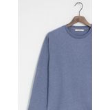 Sissy-Boy - Raglan Light Sweater - Blauw - 55% Gerecycled Polyester, 45% Katoen