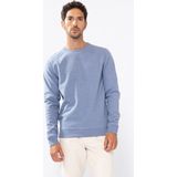 Sissy-Boy - Raglan Light Sweater - Blauw - 55% Gerecycled Polyester, 45% Katoen