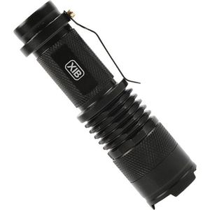XIB Militaire mini zaklamp – 3 standen – Zoom – Waterproof - 900 lumen