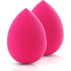 LYVION Make-up Blender Roze - Powder Puff Sponsje - Blending Foundation Pink - set van 2