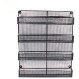 QUVIO - Kruidenrek Groot - Staal - Met Verdiepingen - Geschikt Voor 32 Potjes