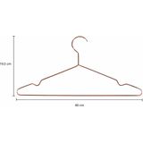 QUVIO Kledinghangers / Kleerhangers / Hangers kleding / Broekhanger - Set van 5 stuks