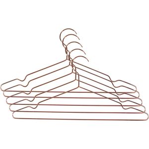 QUVIO Kledinghangers / Kleerhangers / Hangers kleding / Broekhanger - Set van 5 stuks