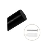 Kapstok - Hout - Zwart - Wandbevestiging