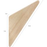 Kledinghanger - Zwart - Kunststof - Set van 10