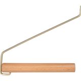QUVIO Kledinghanger / Kledinghaak / Wandhaak / Kledinghanger haak / Wandhaak hout / Kledinghangers - Hout en staal