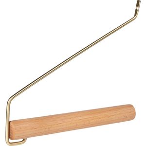 QUVIO Kledinghanger / Kledinghaak / Wandhaak / Kledinghanger haak / Wandhaak hout / Kledinghangers - Hout en staal