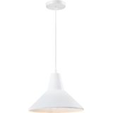 QUVIO - Hanglamp - Wit - D 28 cm - Retro