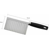 Krumble Frietsnijder / Aardappelmes - Metaal - Zwart en Zilver