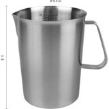 Krumble Maatbeker met schenktuit - RVS - 2 Liter