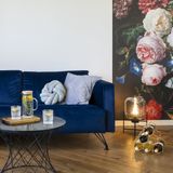 Sierkussen - Blauw - Stof