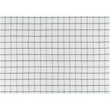 Krumble - Theedoek - Wit/Zwart - Katoen - Groot Ruitpatroon - 40 x 60 cm