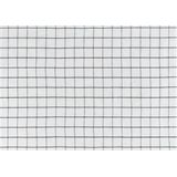 Krumble - Theedoek - Wit/Zwart - Katoen - Groot Ruitpatroon - 40 x 60 cm