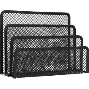 Decopatent® Brievenbak 4 vakken met 4 uitschuifbare lagen - Postbakje