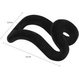 QUVIO Kledinghanger organizer - Kledinghangers - Kledingopbergers - Kledinghouders - Fluweel - Set van 10 - Zwart
