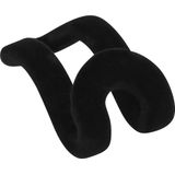 QUVIO Kledinghanger organizer - Kledinghangers - Kledingopbergers - Kledinghouders - Fluweel - Set van 10 - Zwart