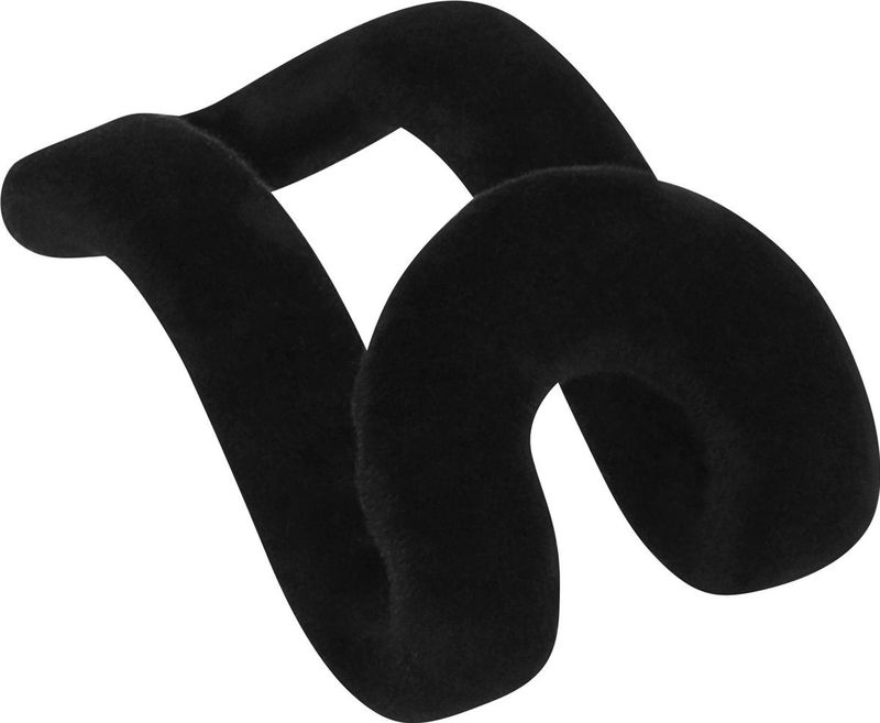 QUVIO Kledinghanger organizer - Kledinghangers - Kledingopbergers - Kledinghouders - Fluweel - Set van 10 - Zwart