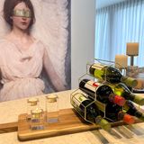 QUVIO - Waxinelichthouder Set - Glas - Set van 3 - Transparant