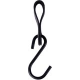 QUVIO - S Haak - Zwart - Metaal en PU Leer