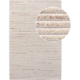 QUVIO Vloerkleed - Ivoor - Wol - 200x300 cm