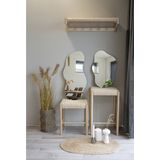 QUVIO Wandspiegel – Spiegel organische vorm – Japandi – 40x60 cm