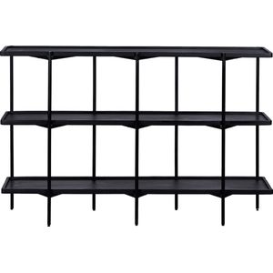QUVIO Dressoir Luce - FSC® mangohout - 150 cm - Zwart