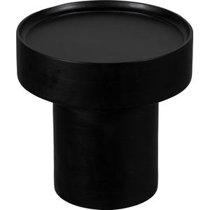 Lewis & Loft Bijzettafel Luus - Rond - FSC® mangohout - Rond ⌀50 - Zwart