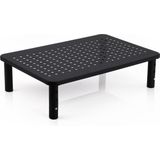 Monitorstandaard metaal ventilatiegaatjes 37 x 10 x 24 cm (BxHxD)