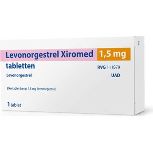 Xiromed Levonorgestrel Noodanticonceptie 1 tablet