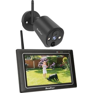 SecuFirst - CWL401S - Beveiligingssysteem - 7 Inch - Draadloos - Inclusief 32GB Micro SD Kaartje