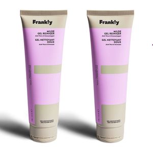 Frankly Milde Gel Reiniger 2 x 125 ml - Microplastic vrij en 99% natuurlijk