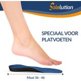 Solelution Platvoet Inlegzolen - Orthopedische inlegzolen - Ideaal bij voetproblemen - Optimale demping en stabiliteit
