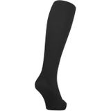 Steunkousen met rits - Compressiekousen - Compressie Sokken met Open Teen - Per Paar - Unisex - Zwart - S/M