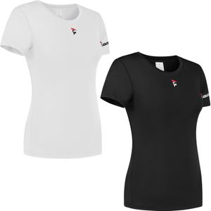 Gladiator Sports Compressie shirt - Sportshirt - Sportkleding voor Dames - Hardloop Shirt - Wit