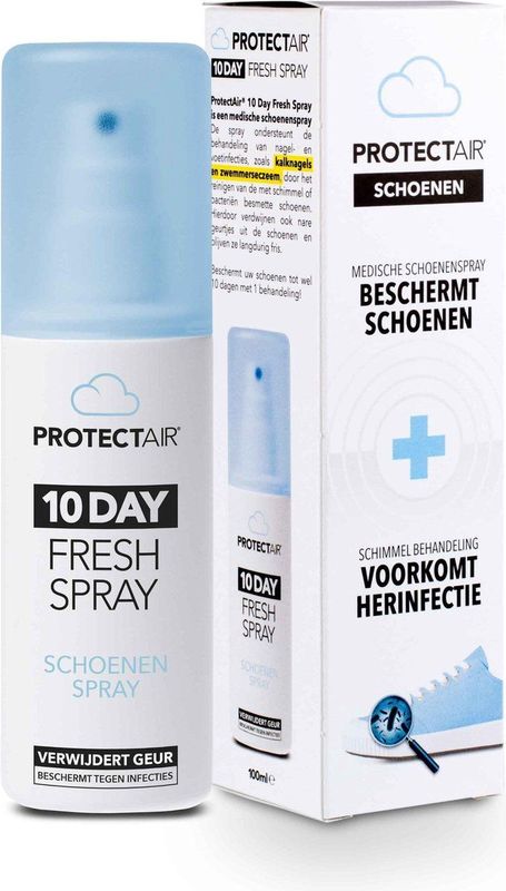 Protectair - 10 Day Fresh - Schoenenspray - 100 ml - Medisch Hulpmiddel