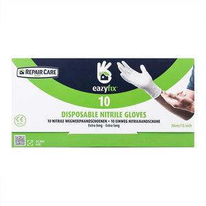EAZYFIX® Wegwerphandschoenen - Nitril - 5 Paar - Ongepoederd - Latexvrij