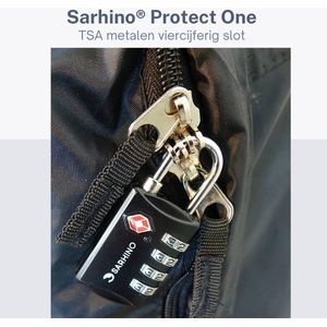 Protect One TSA slot cijfercode viercijfers - kofferslot - zwart