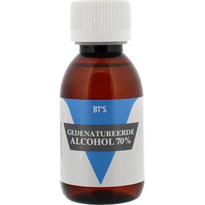 BTS - Alcohol 70% - Gedenatureerd - 120ml - Voor Reiniging en Desinfectie
