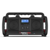 PerfectPro WORKSTATION Bouwplaats Radio - FM - DAB+ - Bluetooth - USB - Oplaadbaar - IP65 - WS3
