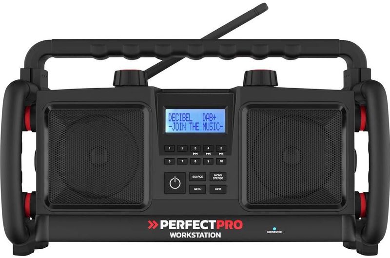 Perfectpro Workstation Draagbare Radio - FM - Dab+ - Bluetooth - USB