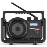 PerfectPro DABBOX Bouwplaats Radio - FM en DAB+ - Bluetooth - AUX - Oplaadbaar - IP54 - DBX3