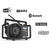 PerfectPro DABBOX Bouwplaats Radio - FM en DAB+ - Bluetooth - AUX - Oplaadbaar - IP54 - DBX3