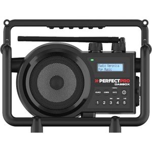 PerfectPro DABBOX Bouwplaats Radio - FM en DAB+ - Bluetooth - AUX - Oplaadbaar - IP54 - DBX3