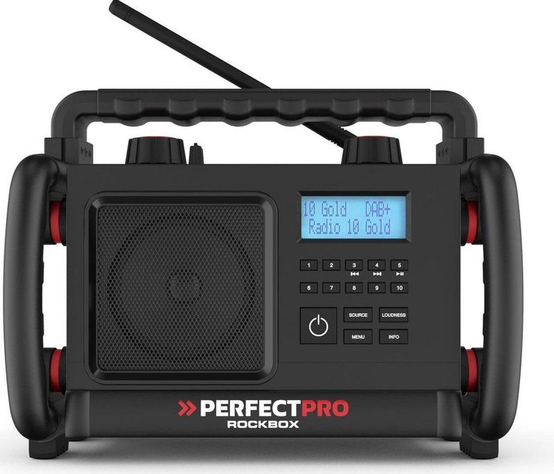 Radio - Rockbox 3 - FM-ontvangst - DAB - Bluetooth - Oplaadbaar - Schokbestendig